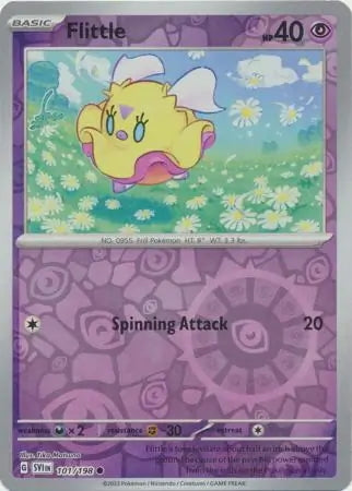 Scarlet & Violet Flittle #101/198 reverse holo